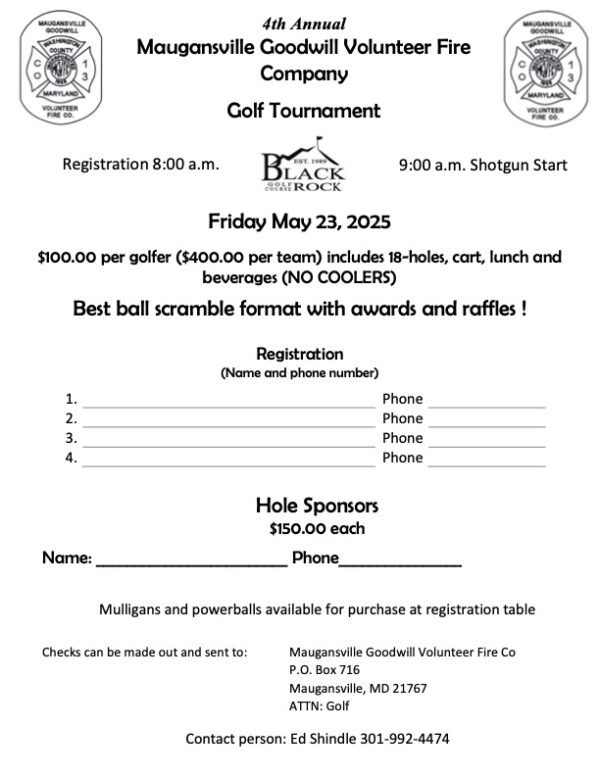 4th Annual Golf Tournament