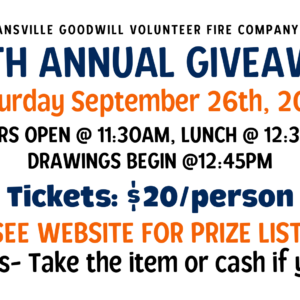 20th Annual Giveaway